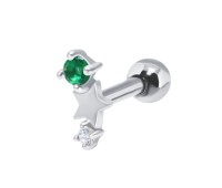 May Birthstone Helix Ear Piercing TIP-3601